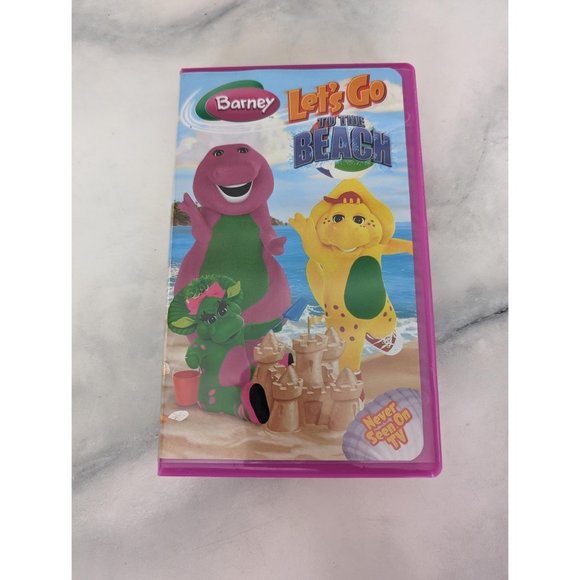 Barney Let's Go To The Beach VHS - Picture 1 of 4